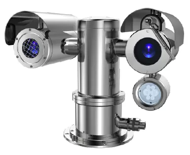 Câmera PTZ Industrial ATEX Dual Vision Térmica + IR Anti-explosiva Lente Térmica Motorizada MS-7TPH4233PA-M